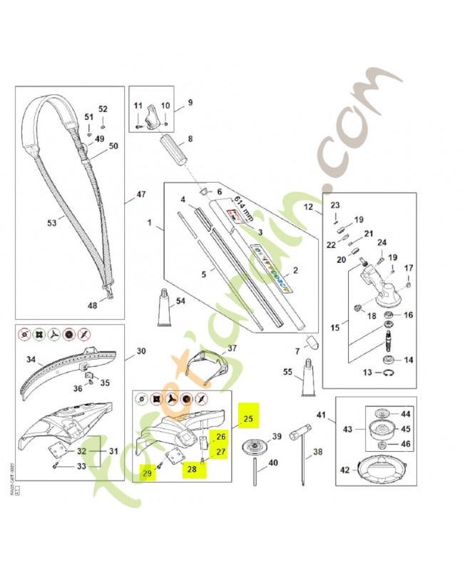 Pièce de protection Ø 450 mm FA03 710 8100 stihl