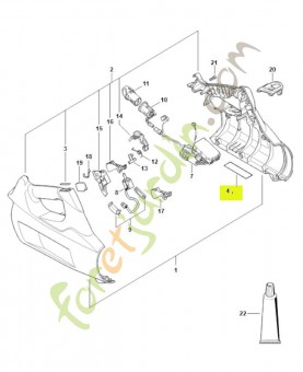Plaque caractéristique bga 100