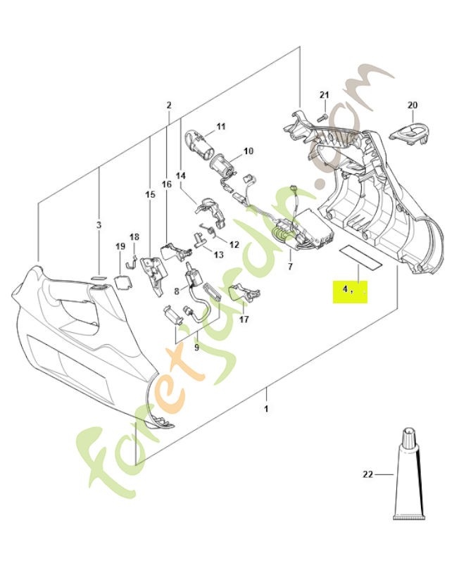Plaque caractéristique bga 100