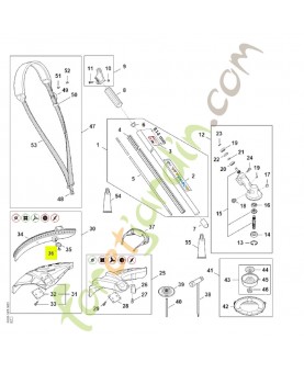 Vis a tete cylind.is-p6x14 9074-478-4405- Pièce de détachée Sithl