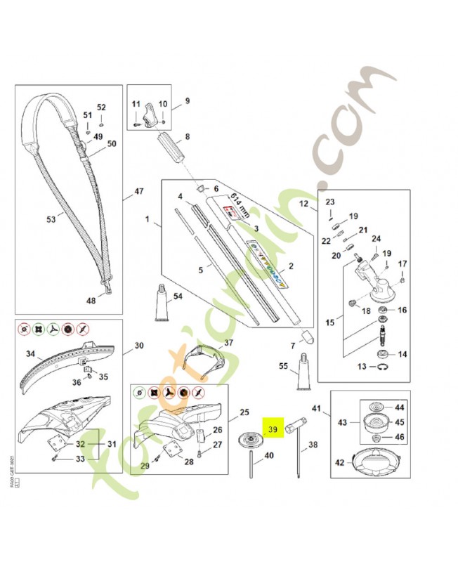 Rondelle de pression 4137-710-3800- Pièce détachée Stihl