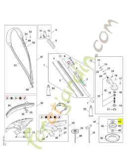 Rondelle pression (cannelure) 4130-713-1600. Pièce de rechange Sithl