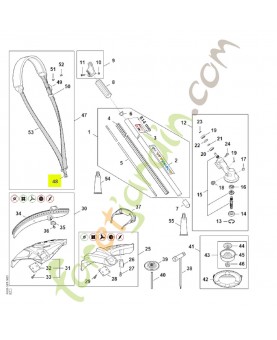 Mousqueton 4119-710-6900. Pièce détachée Stihl / Vicking