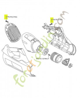 Vis cylindrique is-p5x18