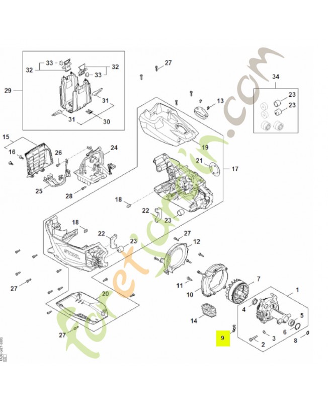 Vis cylindrique is m 4x6 9022-313-0610. Pièce de rechange Sithl