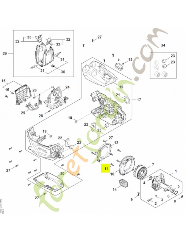Vis cylindrique is-d5x20 9075-478-4136. Pièce de rechange Sithl