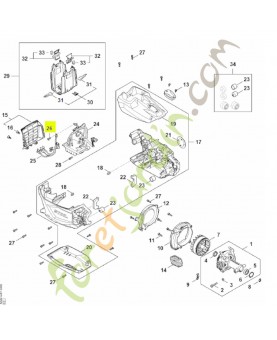 Vis cylindrique is m5 x 12 9022-341-0960. Pièce détachée Stihl