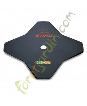 Couteau à herbe à 4 dents de diamètre 230 mm stihl référence 4000-713-3801