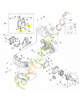 Ressort MA01-791-3100. Pièce détachée Stihl