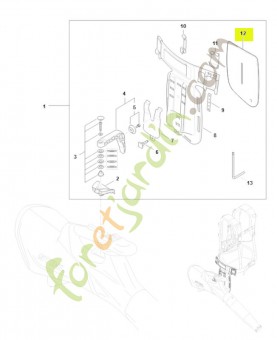 Rembourrage 0000-740-2510 - Pièce détachée Stihl / Vicking