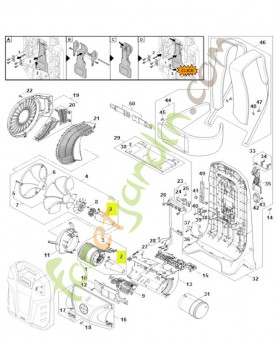 Cône de sortie BA03-761-0300 - Pièce détachée Stihl / Vicking