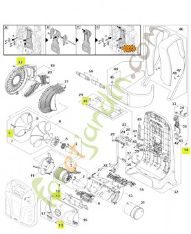 Vis cylindrique 9074-477-4132. Pièce de rechange Sithl