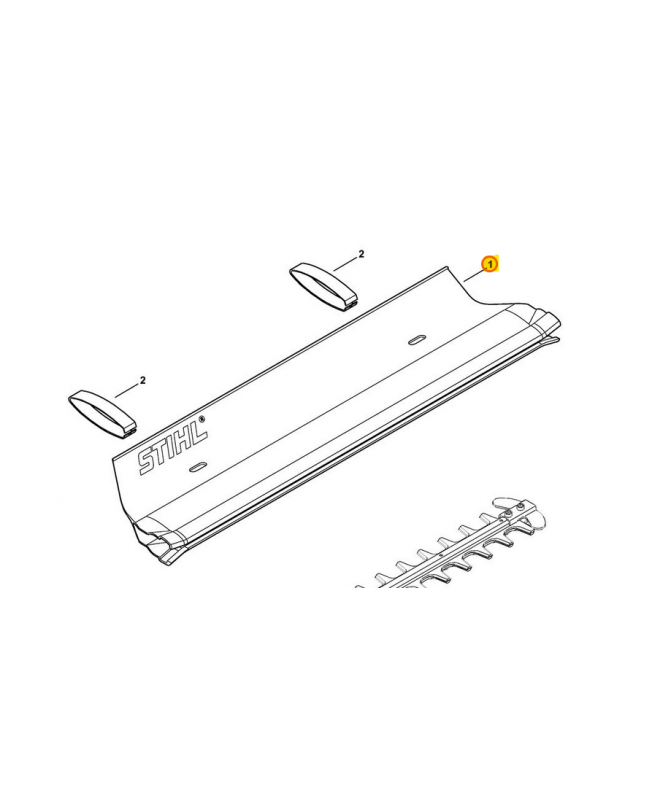 Déflecteur hs 600mm