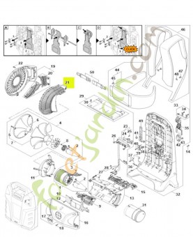 Grille de protection BA03-706-8000- Pièce détachée Stihl / Vicking