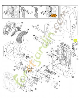 Vis cylindrique is-p4x10 9074-478-2970- Pièce de détachée Sithl / Vicking