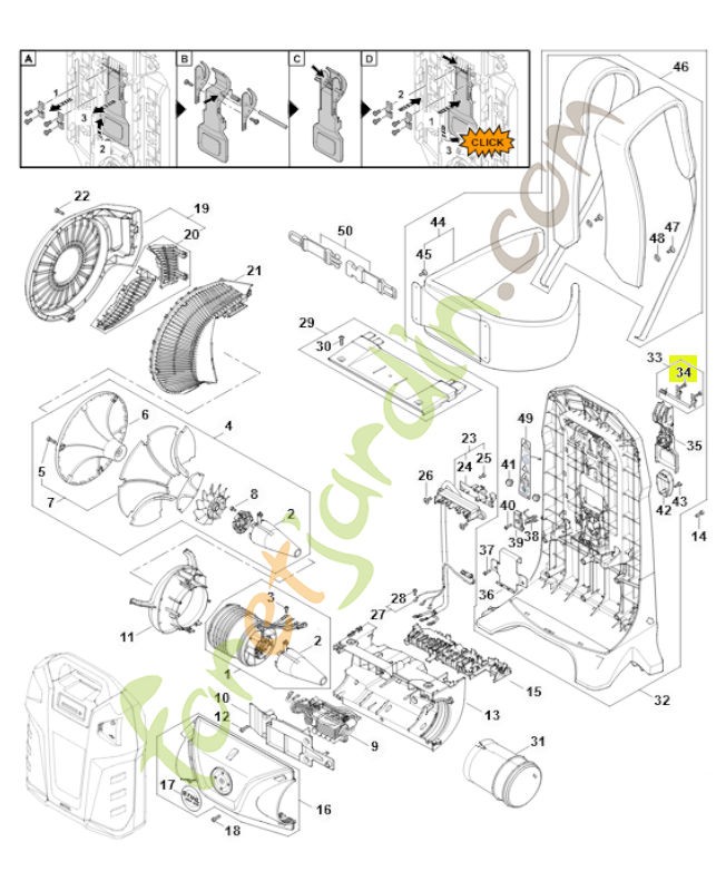 Vis cylindrique is-p4x10 9074-478-2970- Pièce de détachée Sithl / Vicking