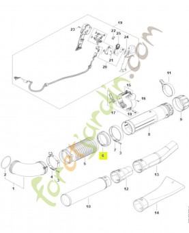 Anneau de glissement 4282-701-6301. Pièce détachée Stihl / Vicking