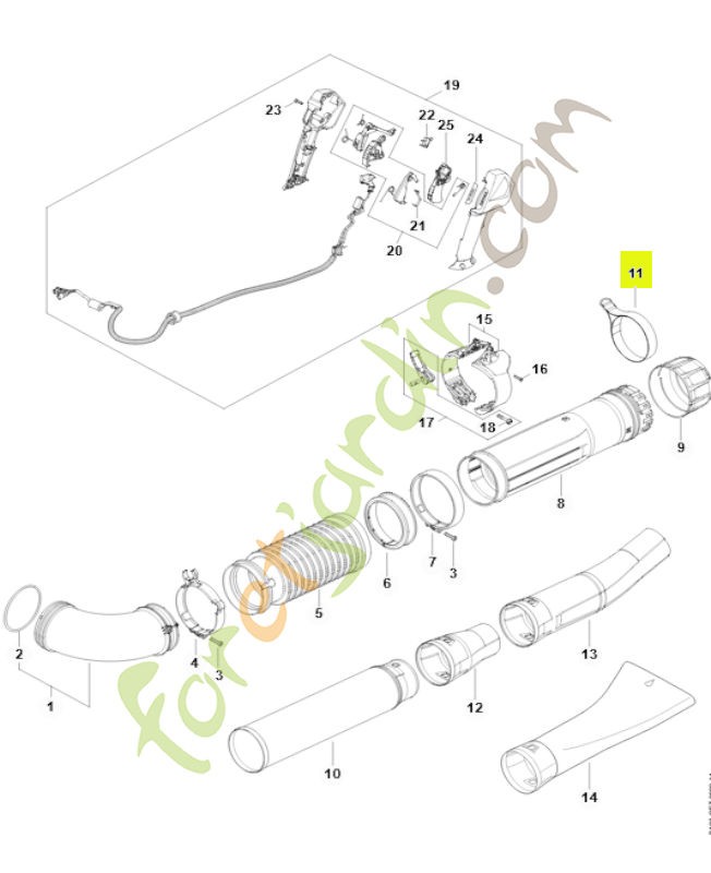 Sangle de serrage 4283-790-4200- Pièce détachée Stihl / Vicking
