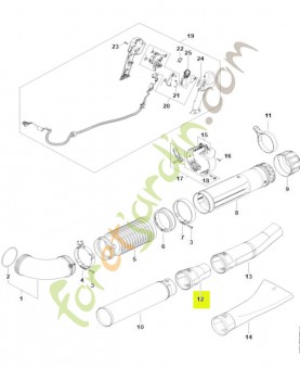Buse 4244-708-6301. Pièce détachée Stihl / Vicking