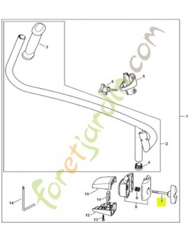 Vis a garrot 4128-790-7501- Pièce de détachée Sithl / Vicking