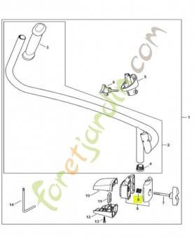 Ressort de pression 0000-997-1304- Pièce de détachée Sithl / Vicking