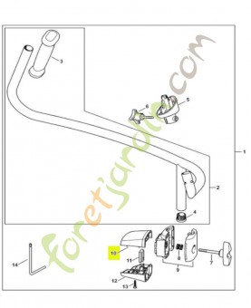 Monture de serrage 4282-791-0900 - Pièce détachée Stihl / Vicking