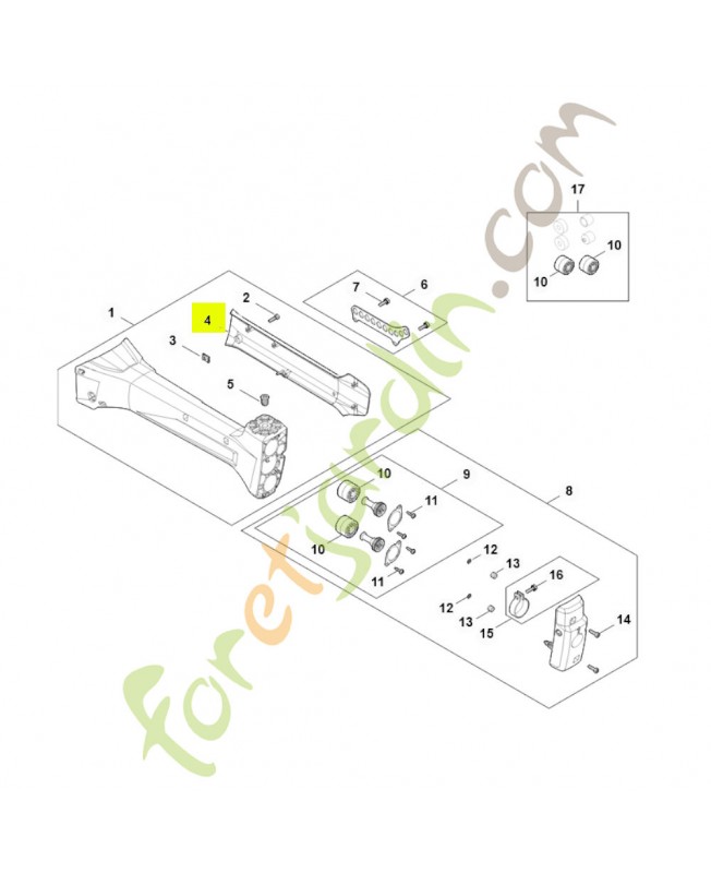Pièce de protection FA09-791-4300 - Pièce détachée Stihl