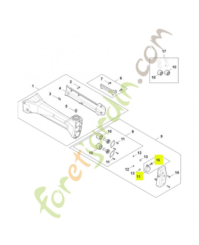 Collier 4128-710-6700- Pièce de détachée Sithl