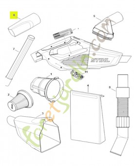 Embout pour fentes SE01-502-2200- Pièce détachée Stihl / Vicking