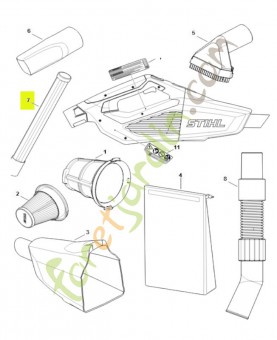 Rallonge de lance SE01-503-1600- Pièce détachée Stihl / Vicking