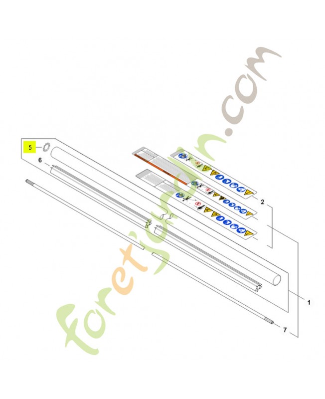Anneau dente 24x0.5 9451-621-2933- Pièce détachée Stihl