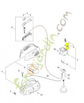 Ressort 6311-435-8700- Pièce détachée Stihl / Vicking