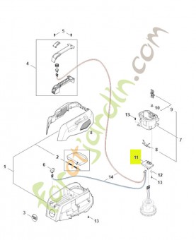 Module électronique SA04-430-1400- Pièce détachée Stihl / Vicking