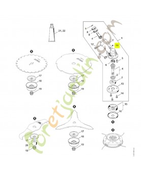 Goujon filete m6 0000-953-1001 - Pièce de détachée Sithl