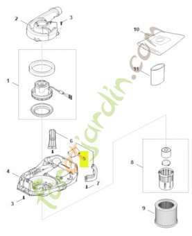 Adaptateur SE04-502-5300- Pièce détachée Stihl / Vicking