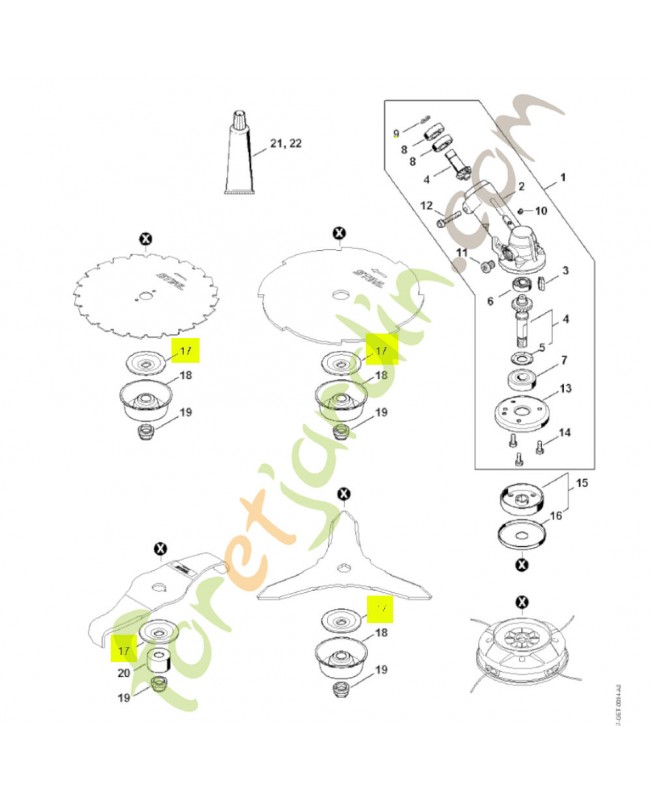 Rondelle pression d.60 4116-713-1601 - Pièce de détachée Sithl