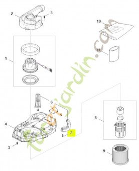 Vis SE04-951-3500- Pièce détachée Stihl / Vicking