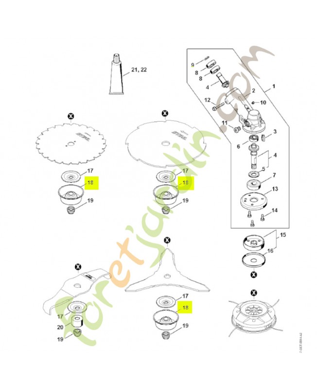 Disque porteur 4119-713-3100- Pièce de détachée Sithl