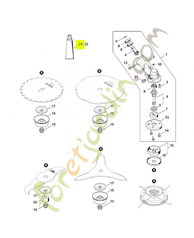 Tube de graisse SUPERLUB FS STIHL 0781 120 1117 stihl