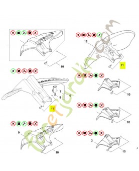 Jeu de pièces de vis 0000-007-1902- Pièce détachée Stihl