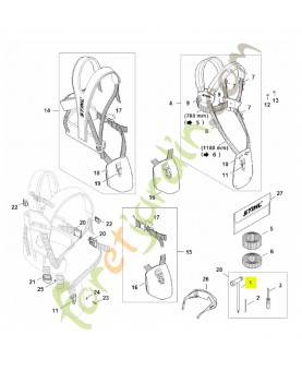 Clé multiple 4128-890-3400. Pièce détachée Stihl