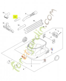Adaptateur SA04-502-5302- Pièce détachée Stihl / Vicking
