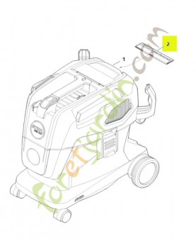 Plaque indicatrice numéro de machine