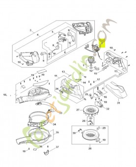 Module électronique SA02-430-1400 - Pièce détachée Stihl / Vicking