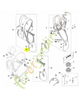 Mousqueton 4147-710-6900- Pièce détachée Stihl
