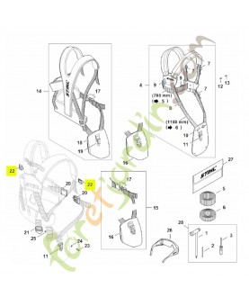 Boucle de réglage 4203-792-7200- Pièce de détachée Sithl