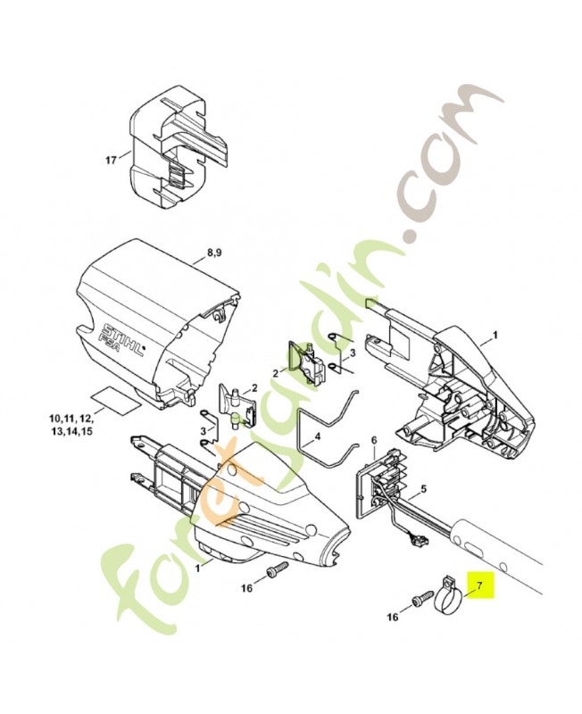 Collier de serrage 4137-791-9400 - Pièce de détachée Sithl