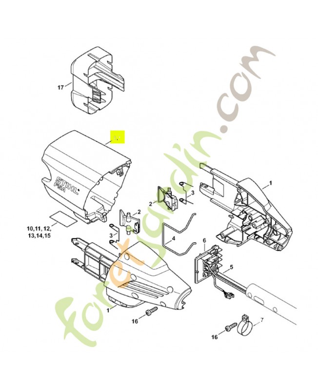 Recouvrement fsa 90r 4863-600-3520- Pièce détachée Stihl