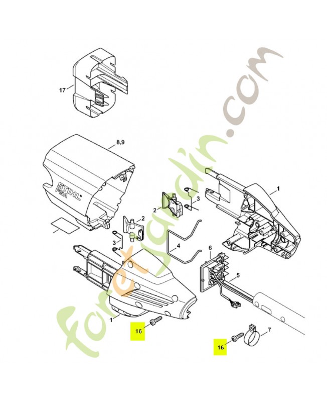 Vis cylindrique is-p5x20 9074-477-4135- Pièce de détachée Sithl