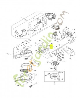 Ressort 4522-791-3100- Pièce détachée Stihl